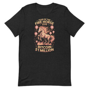 Lunar Year Horse Bitcoin Million Crypto Bull Unisex t-shirt