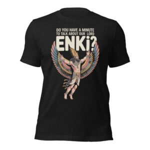 Sumerian Enki Anunnaki Ancient Astronaut Theory Unisex t-shirt