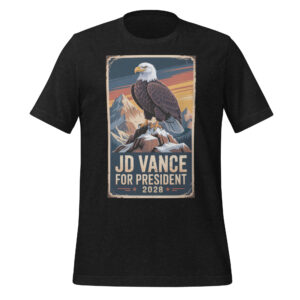 JD Vance For President 2028 America First Unisex t-shirt