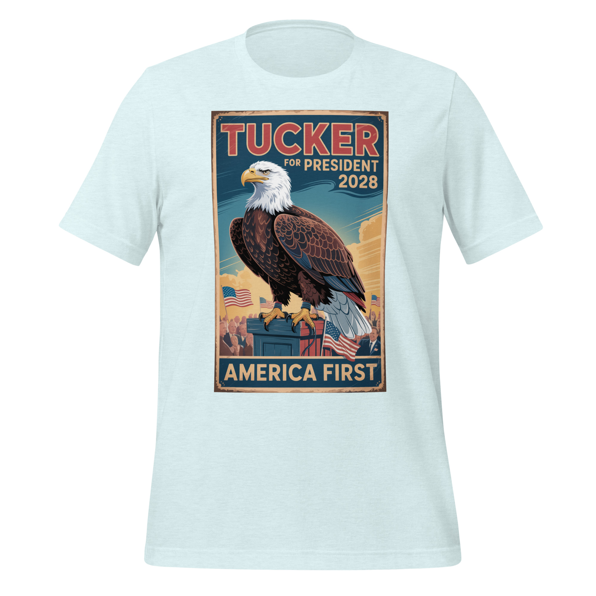 Tucker Carlson 2028 America First Campaign Unisex t-shirt - Image 8
