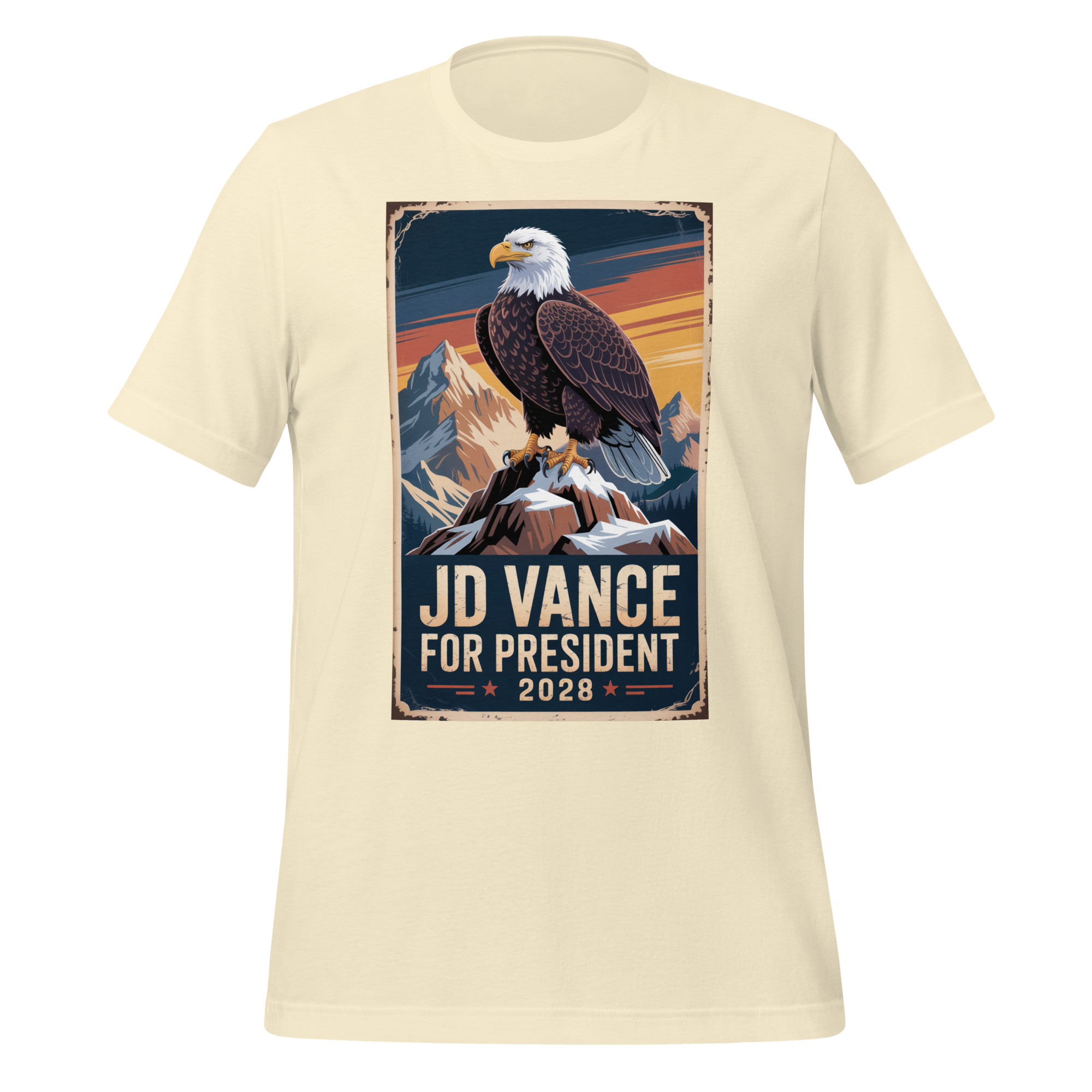 JD Vance For President 2028 America First Unisex t-shirt - Image 7