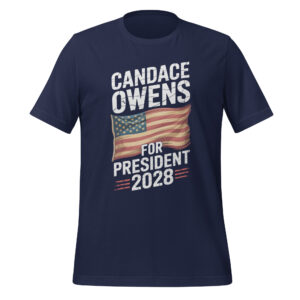 Candace Owens For President 2028 America First Unisex t-shirt
