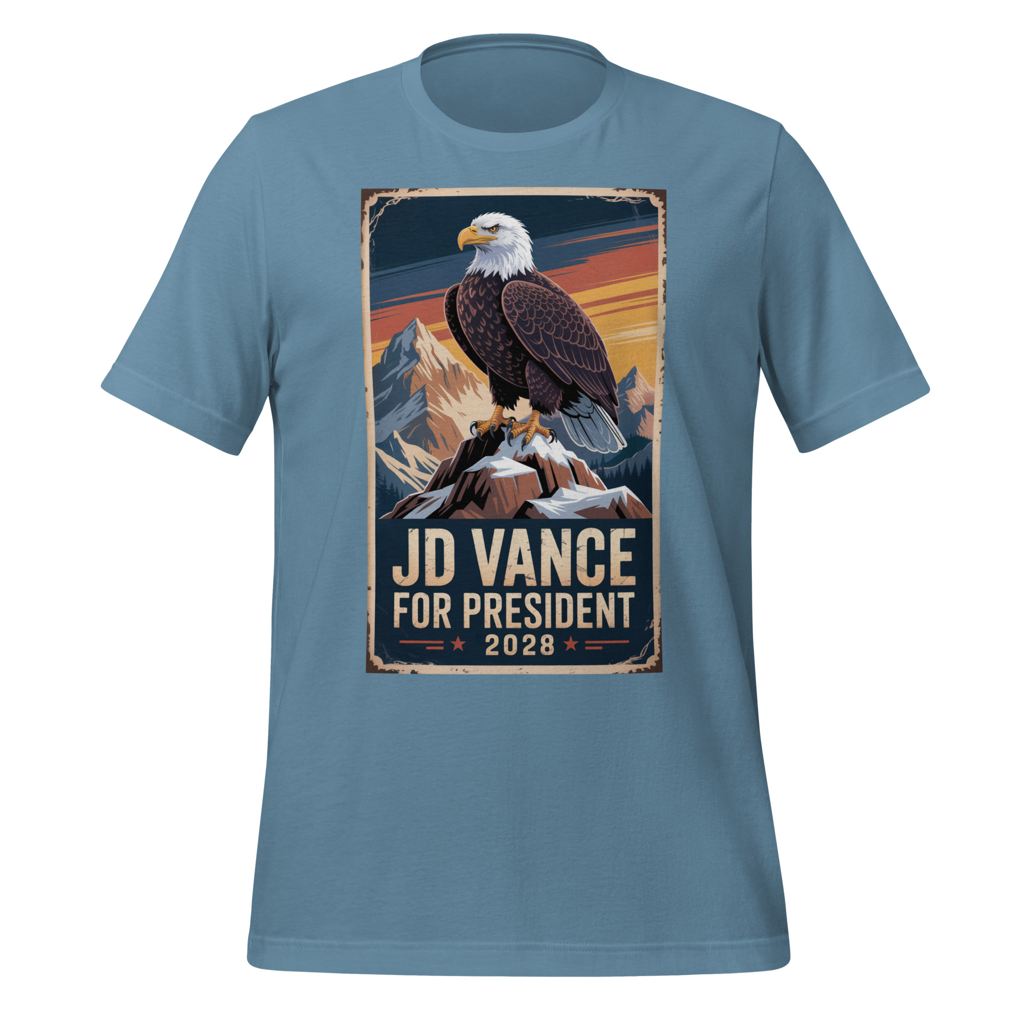 JD Vance For President 2028 America First Unisex t-shirt - Image 6
