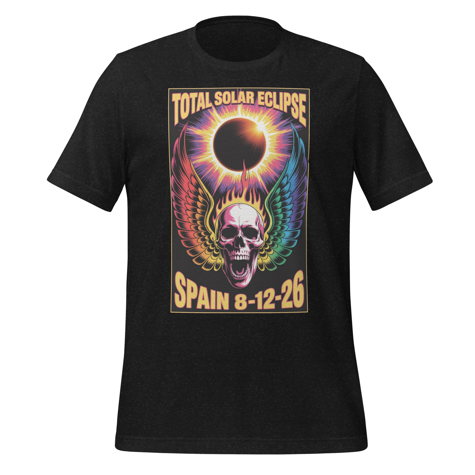 Spain 2026 Eclipse Shirt Solar Event Commemorative Tee Unisex t-shirt