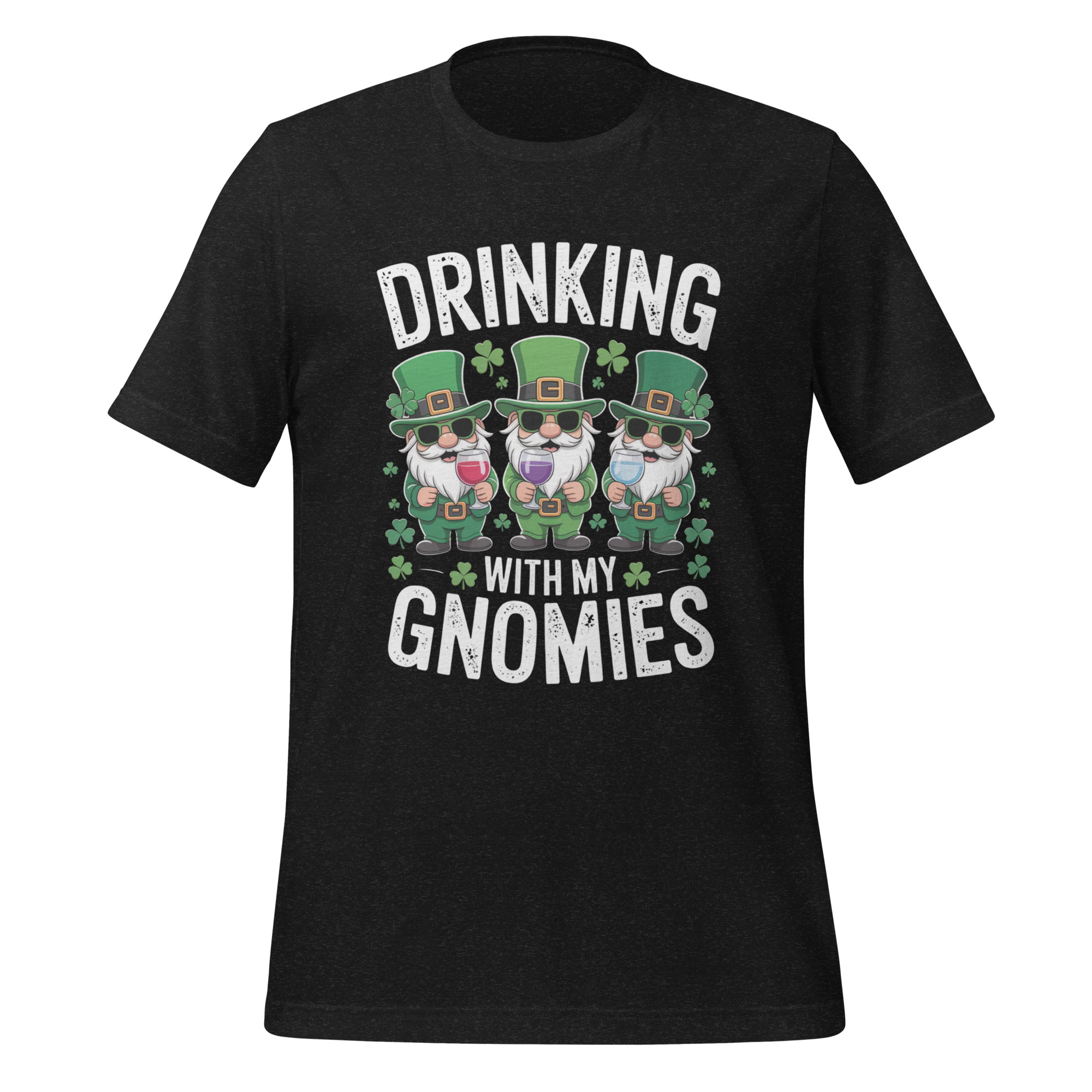Drinking With My Gnomies St Patricks Unisex t-shirt - Image 2