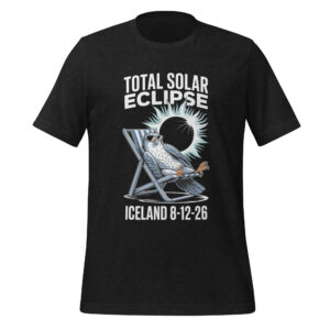Total Solar Eclipse August 12, 2026 Iceland Shirt Official Commemorative Apparel for Icelandic Totality Unisex t-shirt