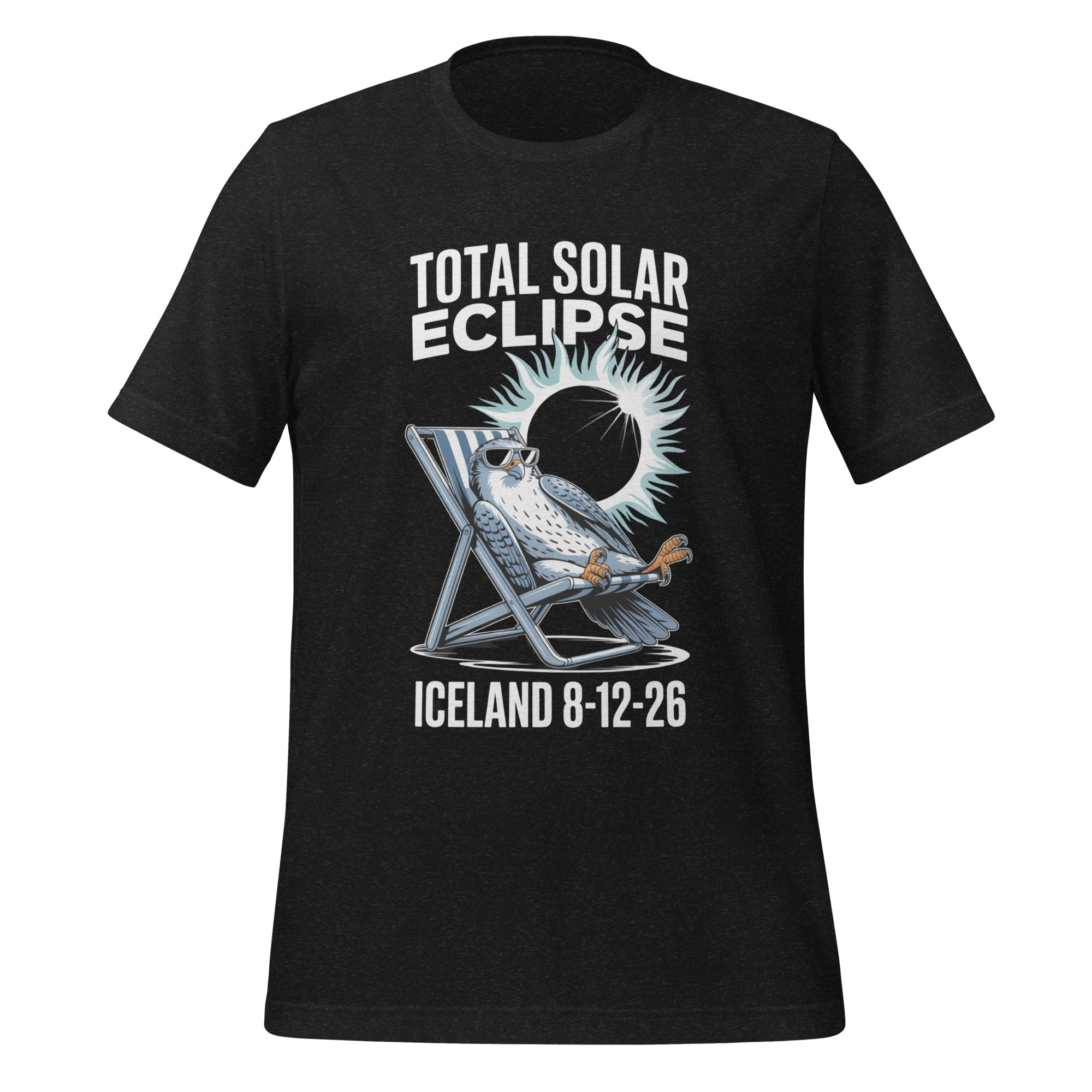 Total Solar Eclipse August 12, 2026 Iceland Shirt Official Commemorative Apparel for Icelandic Totality Unisex t-shirt