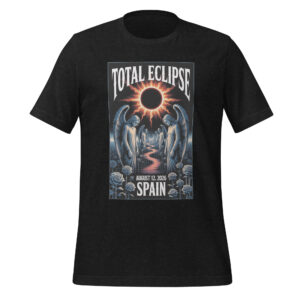 Total Solar Eclipse August 12, 2026 Spain Shirt Official Iberian Totality Commemorative Apparel Unisex t-shirt