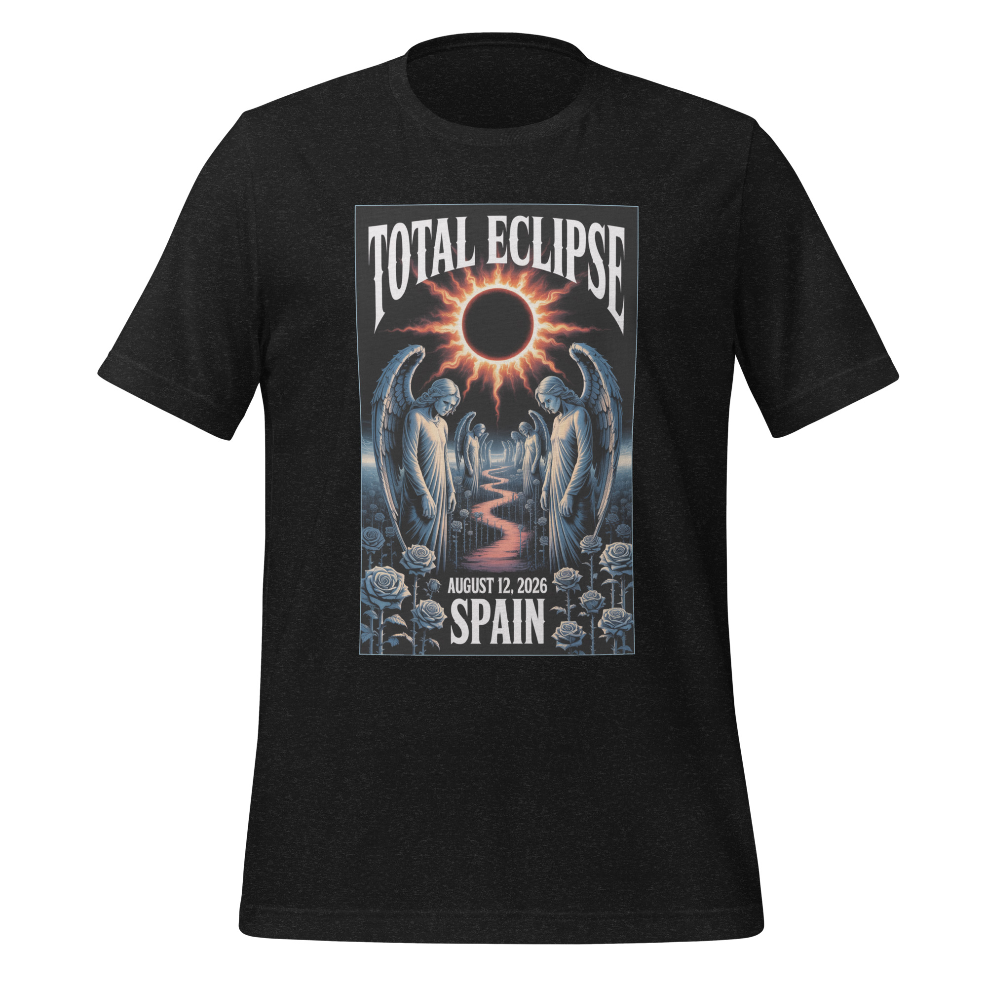 Total Solar Eclipse August 12, 2026 Spain Shirt Official Iberian Totality Commemorative Apparel Unisex t-shirt