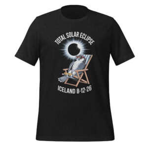 Total Solar Eclipse August 12, 2026 Iceland Shirt  Official Icelandic Totality Commemorative Apparel Unisex t-shirt