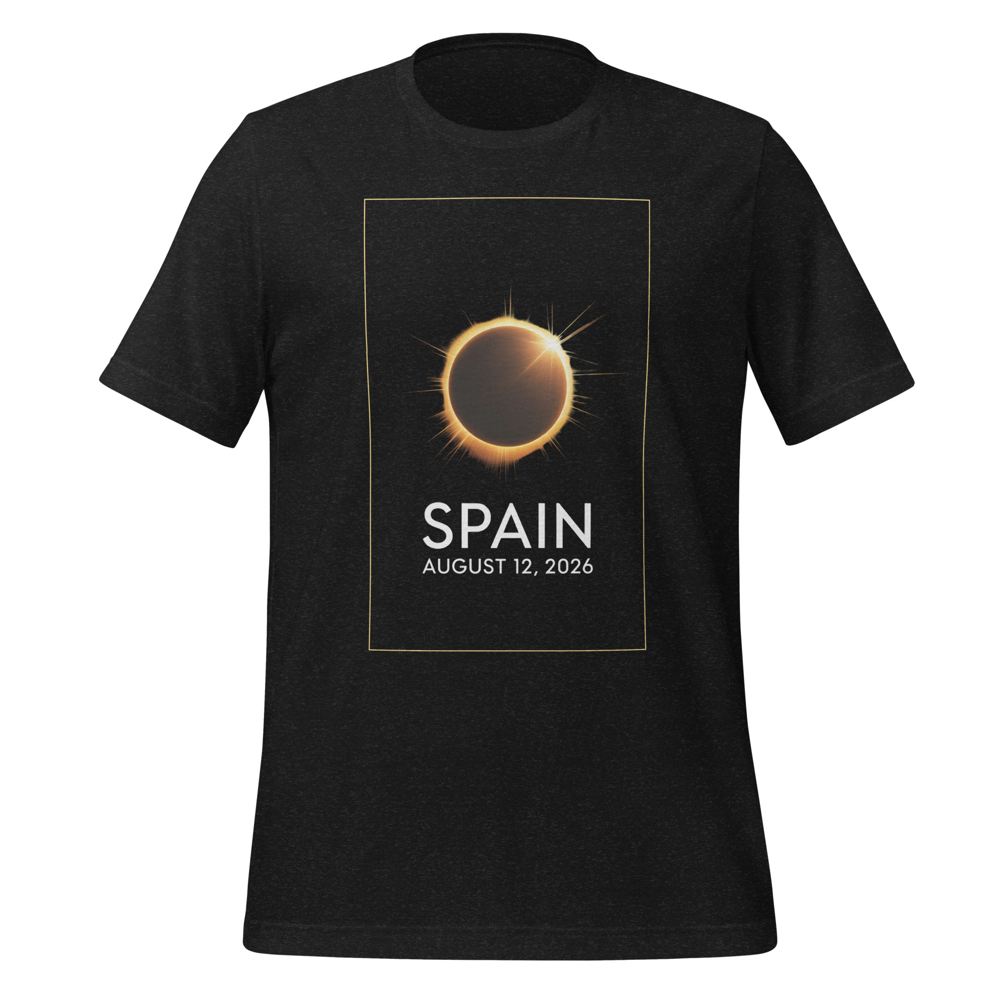 Total Solar Eclipse August 12, 2026 Spain Shirt Official Iberian Totality Commemorative Apparel Unisex t-shirt