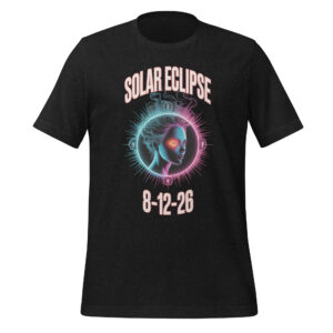 Total Solar Eclipse August 12, 2026 Shirt  Official Global Totality Commemorative Credential Unisex t-shirt