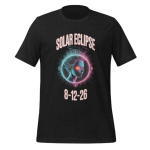 Total Solar Eclipse August 12, 2026 Shirt - Official Commemorative Totality Credential Unisex t-shirt