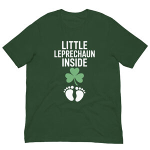 St Patricks Pregnancy Announcement Shirt For Mom Little Leprechaun