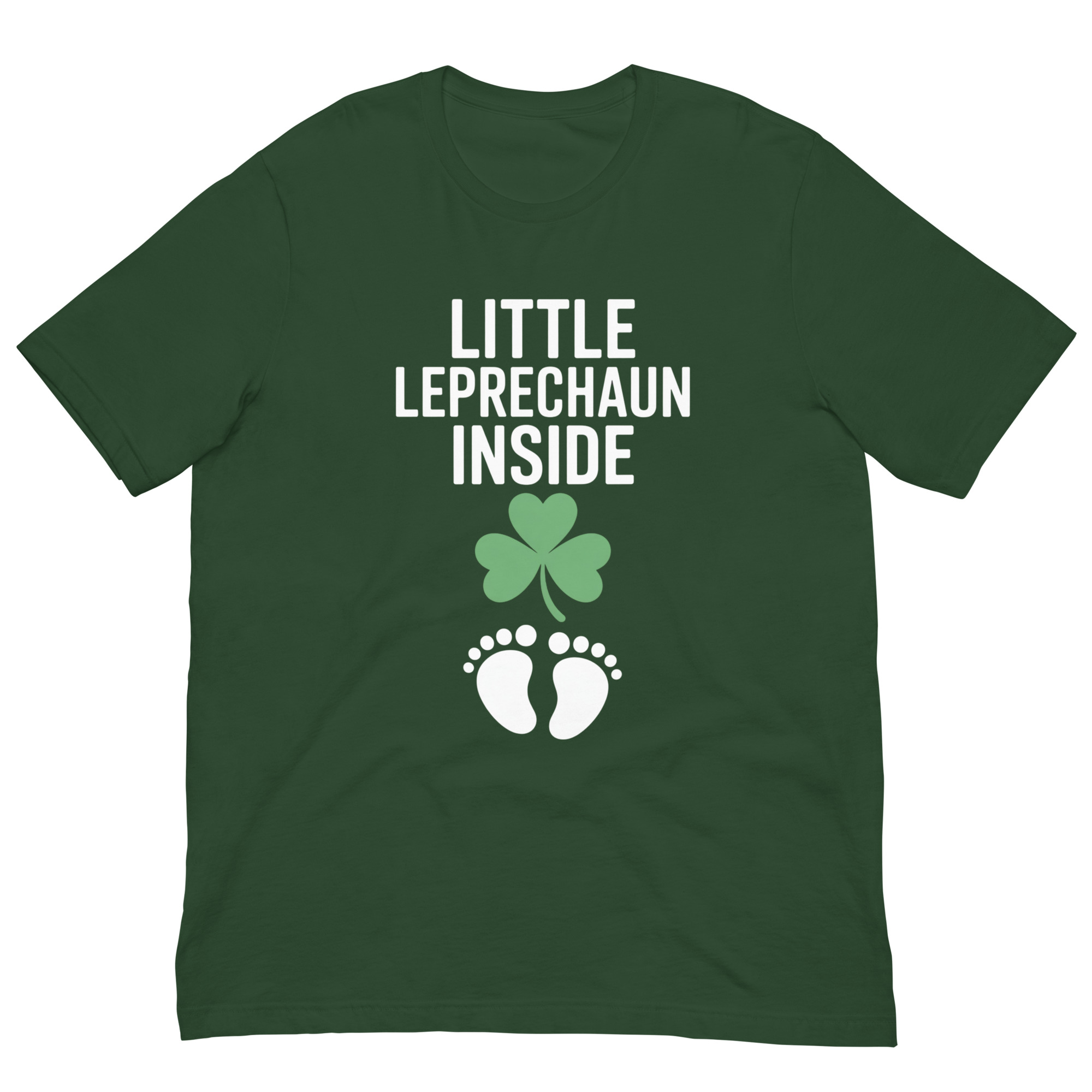St Patricks Pregnancy Announcement Shirt For Mom Little Leprechaun