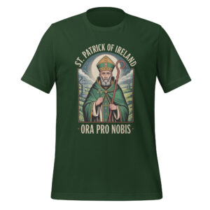 St. Patrick's of Ireland Ora Pro Nobis Shirt  Traditional Irish Catholic Prayer Apparel Unisex t-shirt