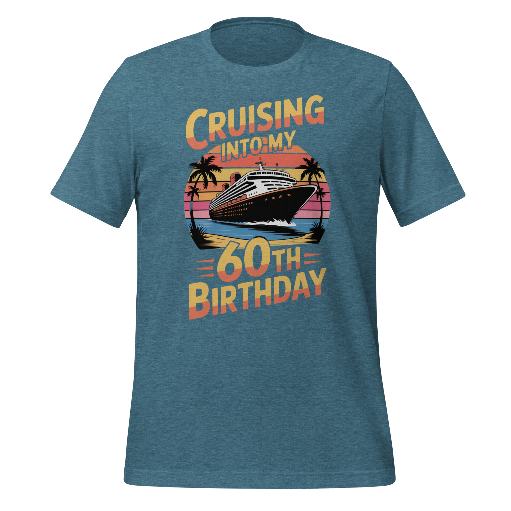60th Birthday Cruise Unisex t-shirt - Image 7
