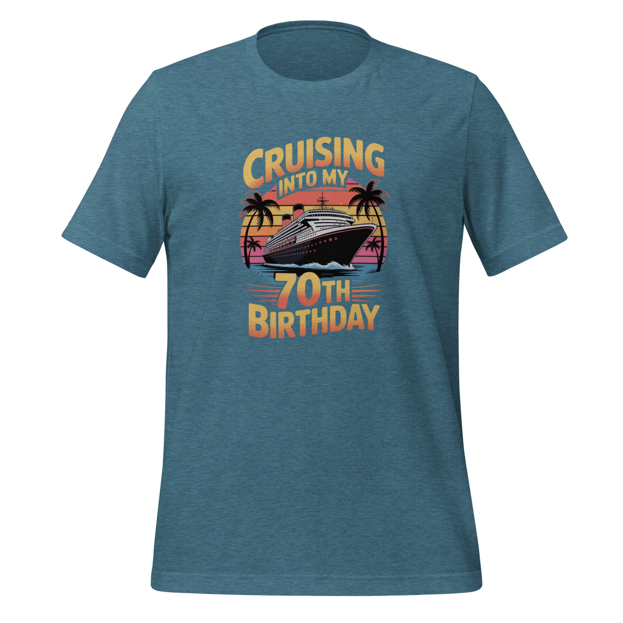 70th Birthday Cruise Unisex t-shirt - Image 7