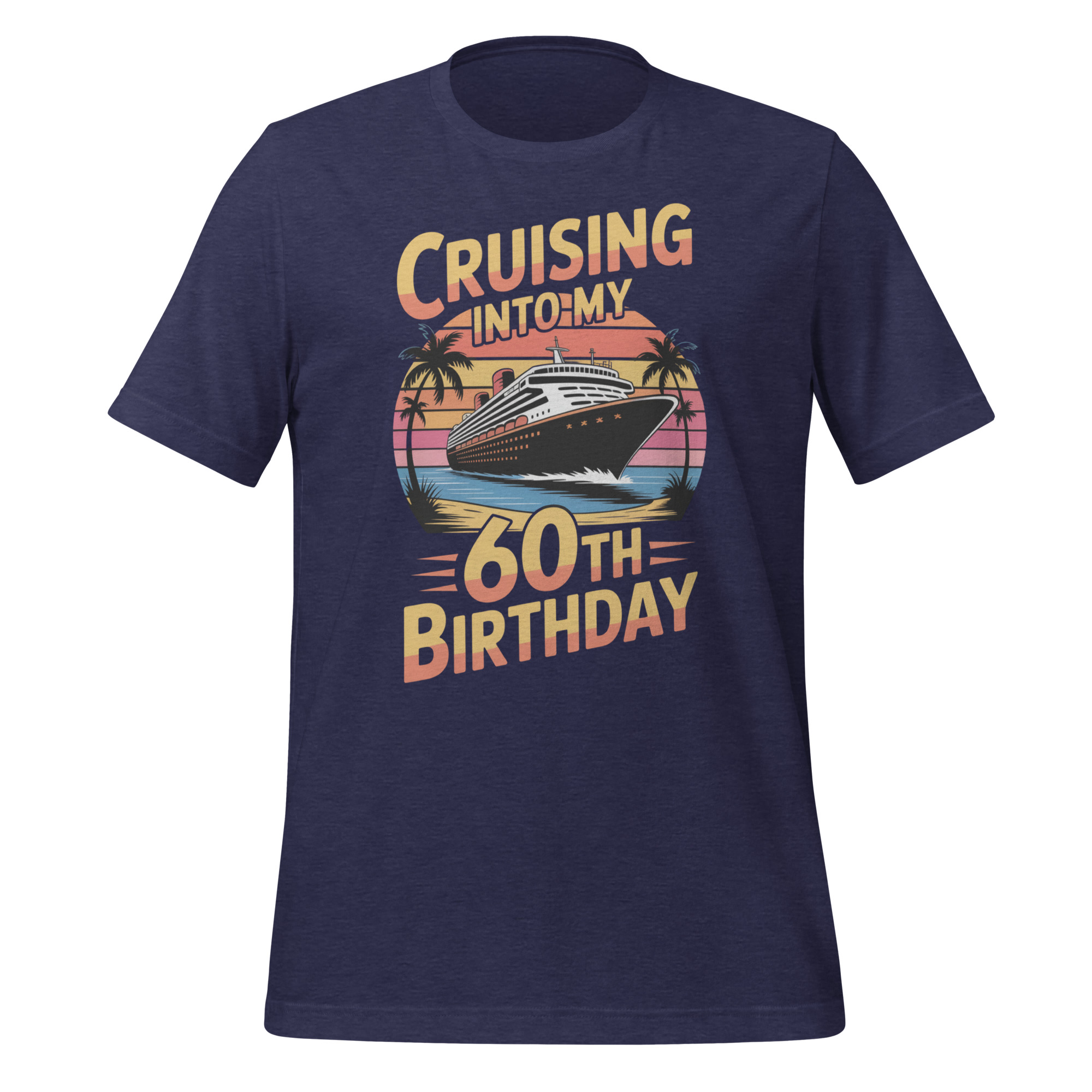 60th Birthday Cruise Unisex t-shirt - Image 3
