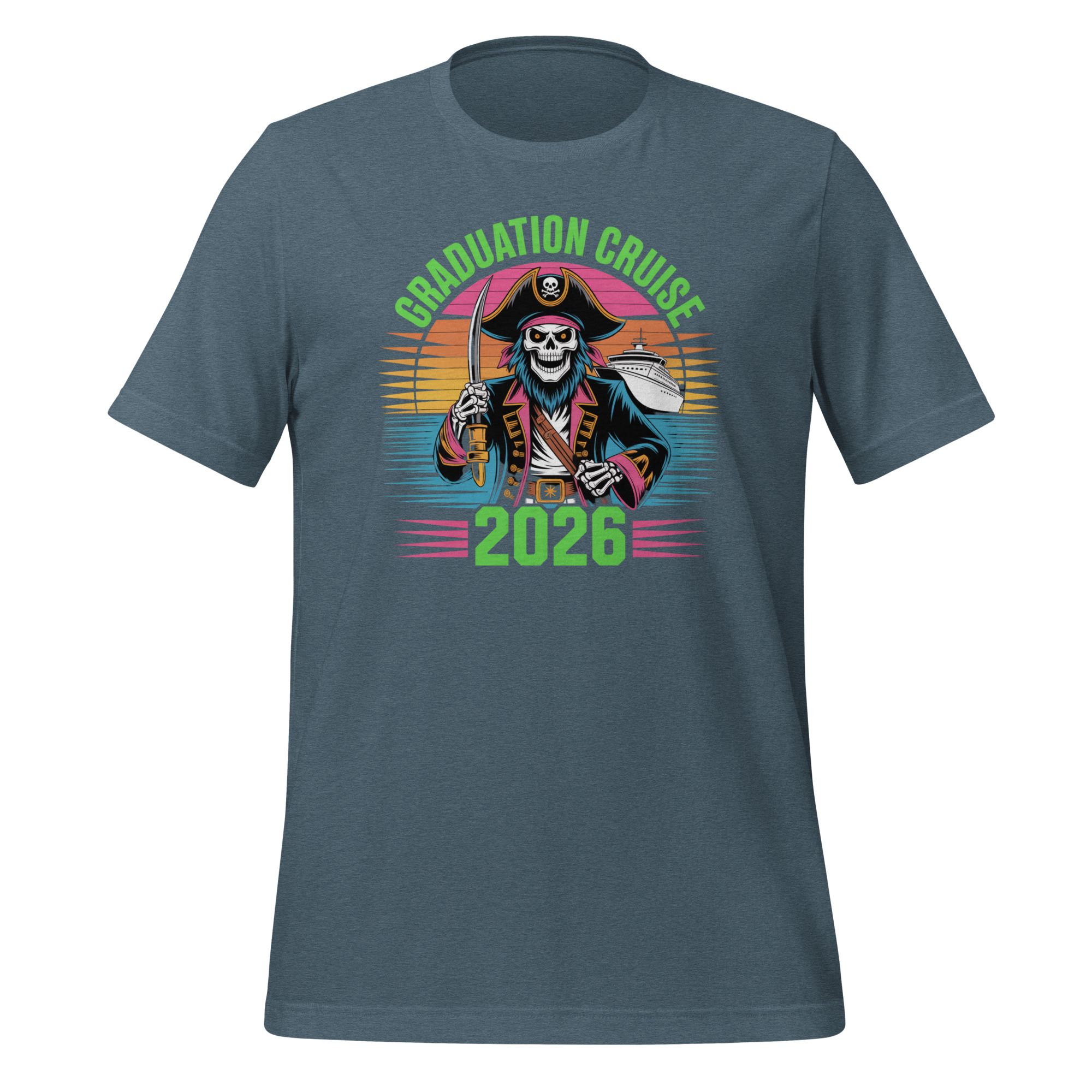 Graduation Cruise 2026 Pirate Matching Unisex t-shirt - Image 5