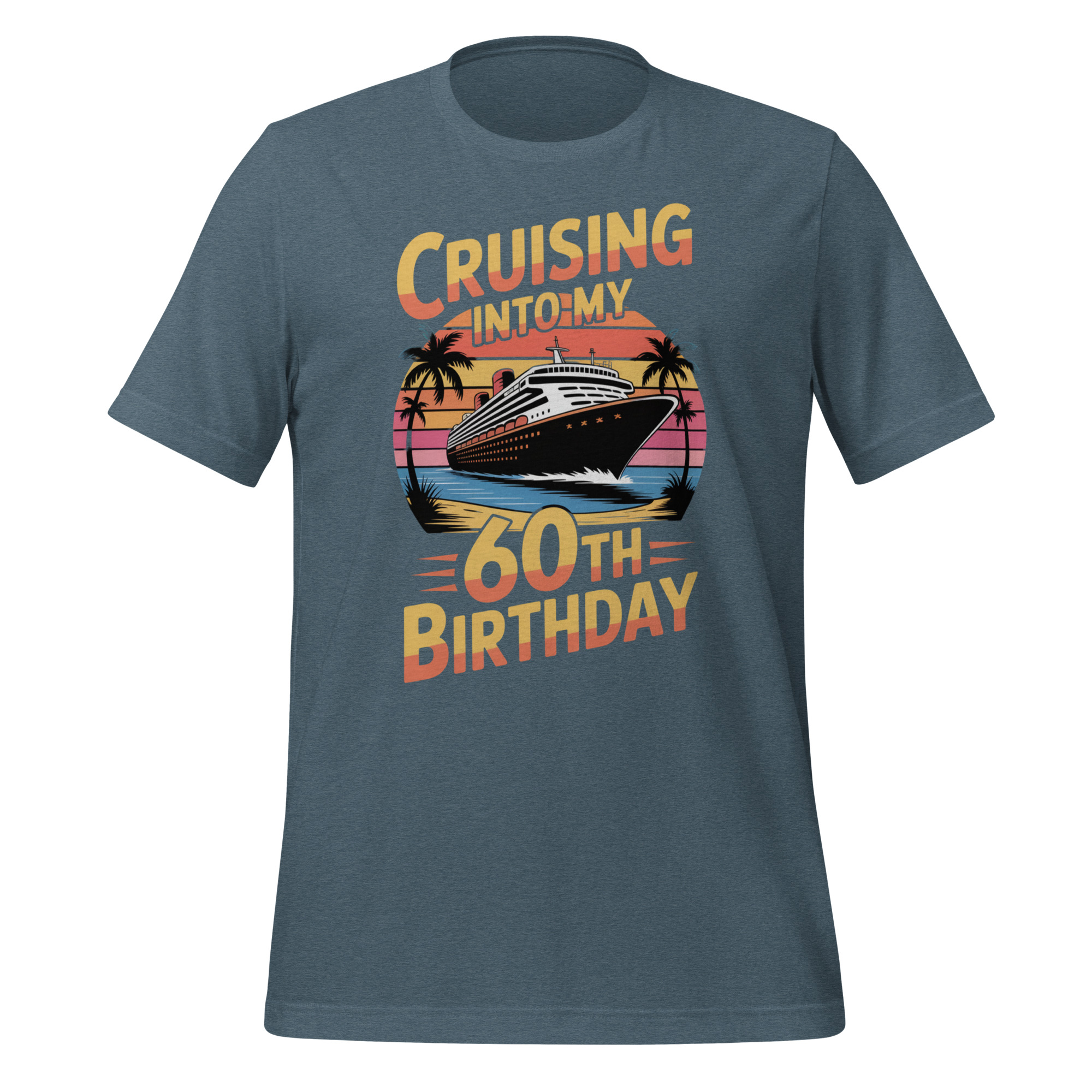 60th Birthday Cruise Unisex t-shirt - Image 6