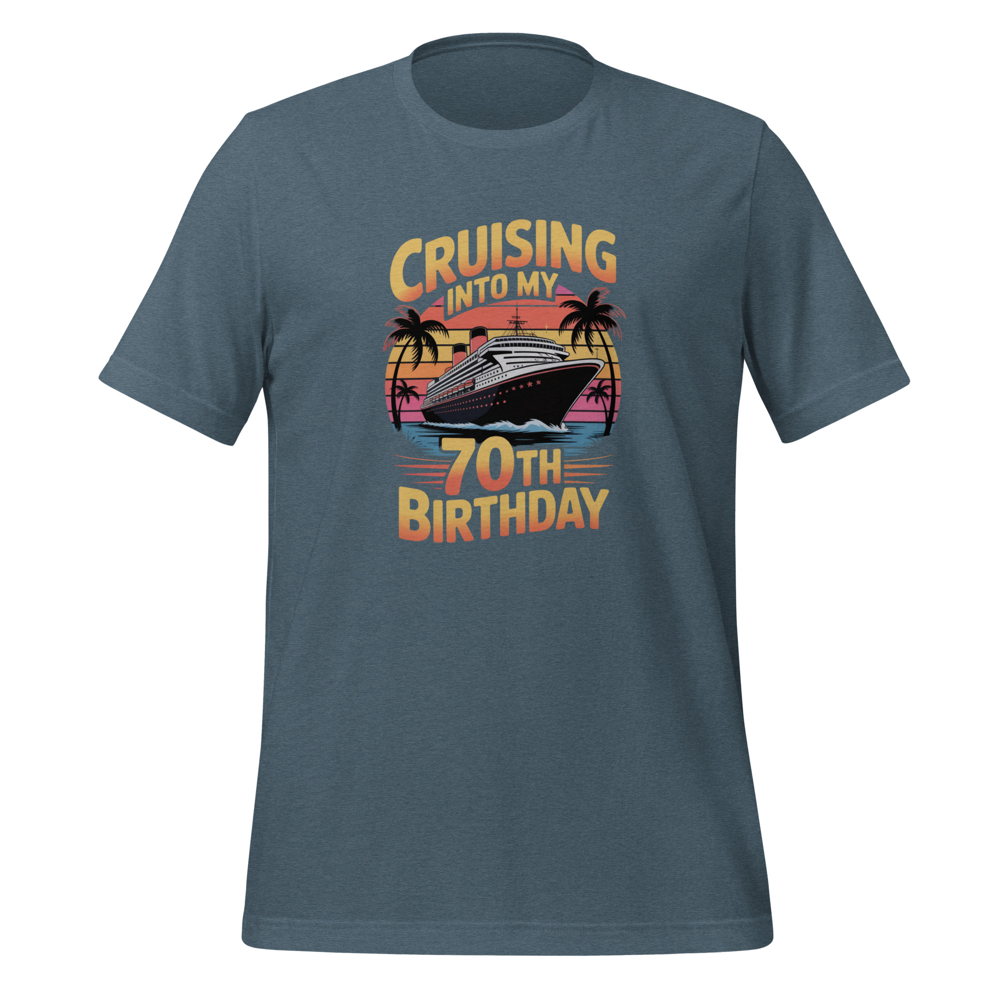 70th Birthday Cruise Unisex t-shirt - Image 6