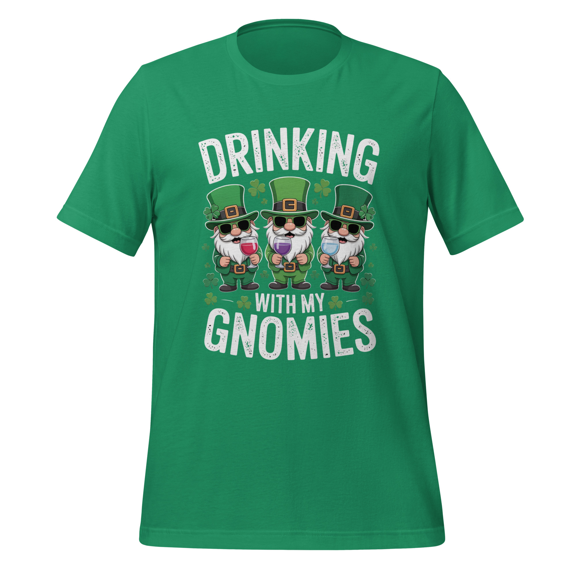 Drinking With My Gnomies St Patricks Unisex t-shirt - Image 4