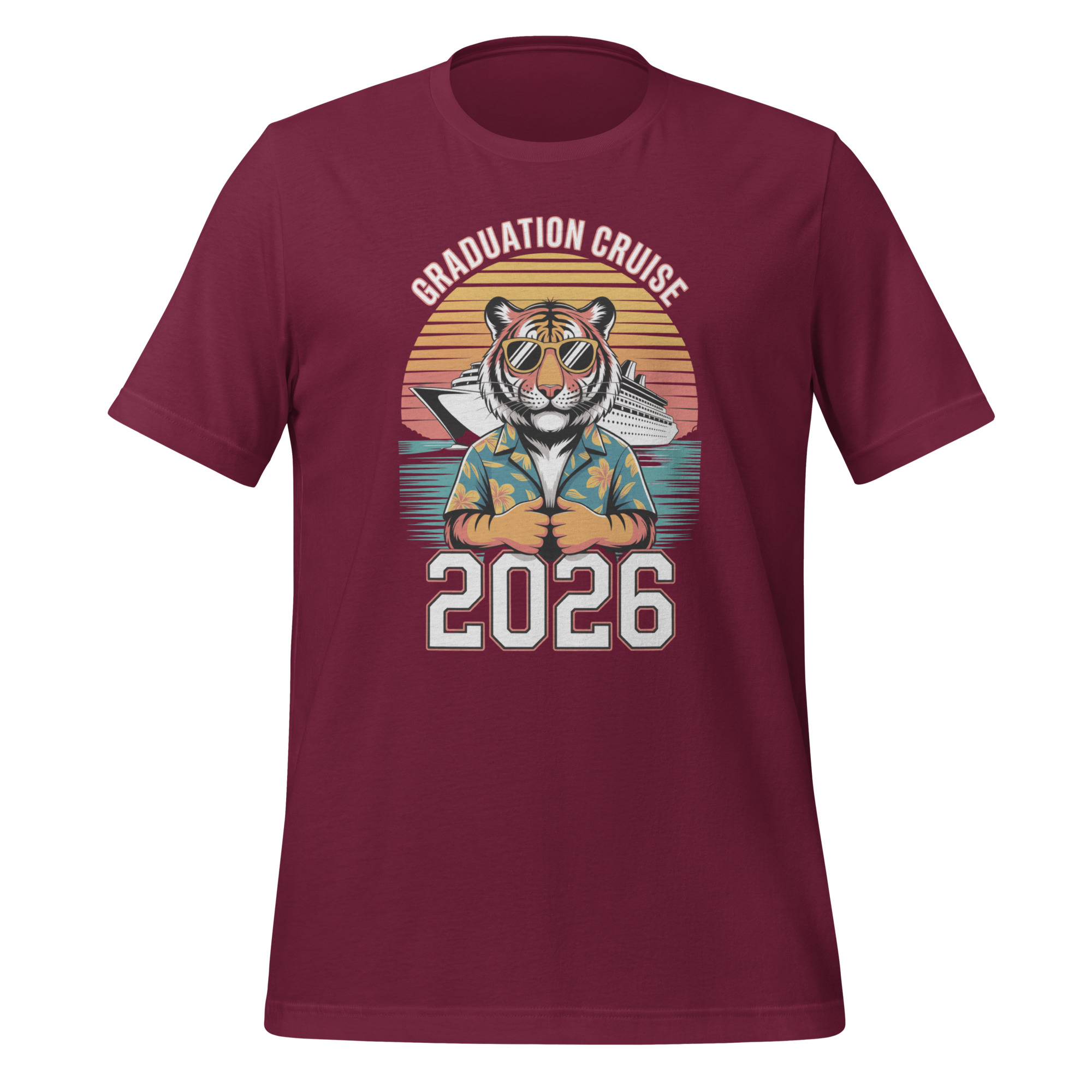 Graduation Cruise 2026 Tiger Matching Unisex t-shirt