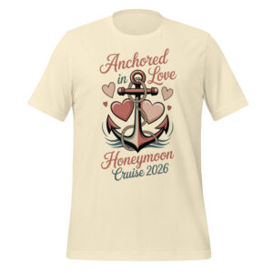 Bride and Groom Matching Cruise T-Shirts for Honeymoon Vacation