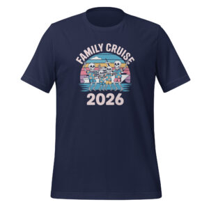 Family Cruise 2026 Skeleton Matching Unisex t-shirt