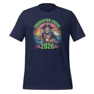 Graduation Cruise 2026 Pirate Matching Unisex t-shirt