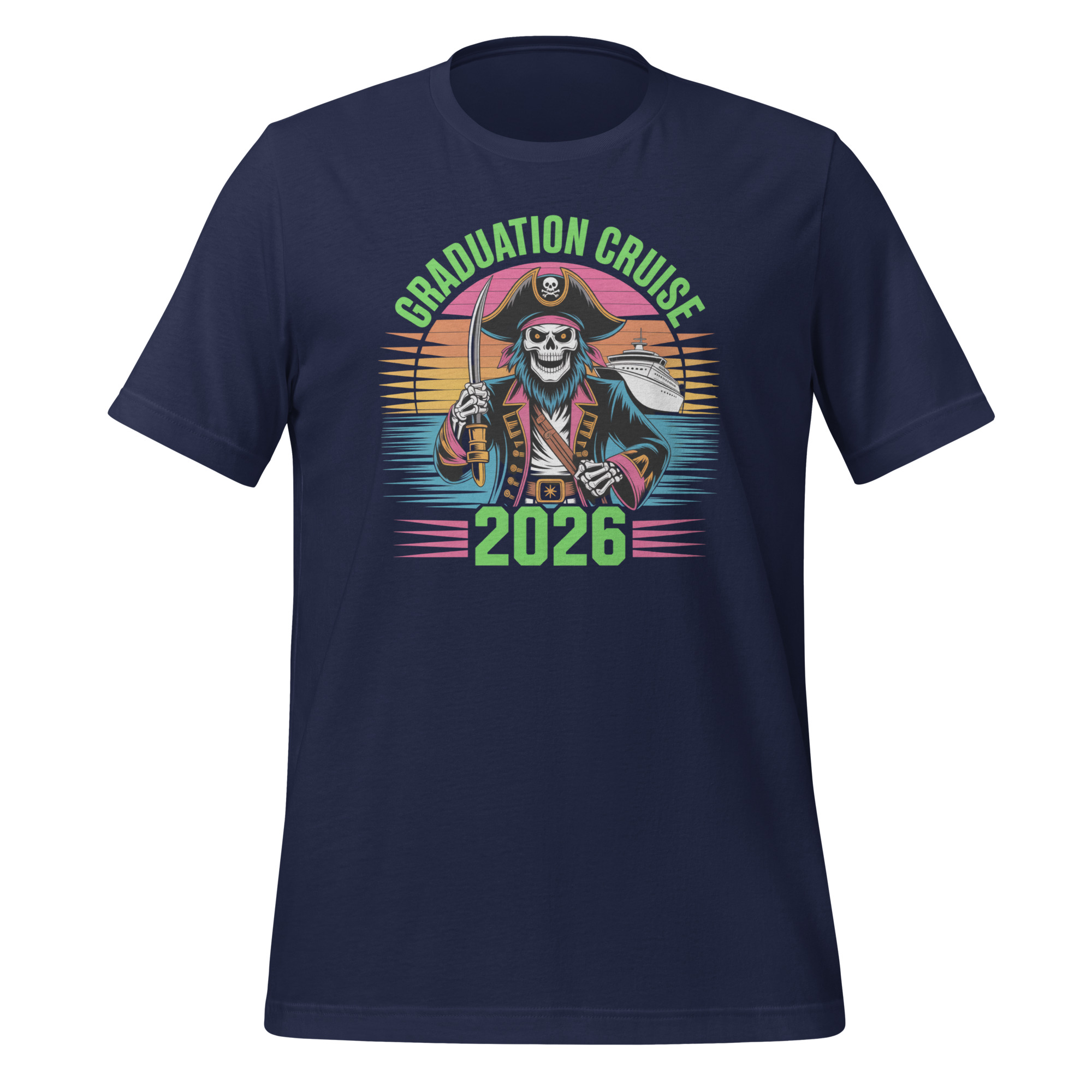 Graduation Cruise 2026 Pirate Matching Unisex t-shirt