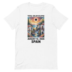 Total Solar Eclipse August 12, 2026 Spain Shirt Official Iberian Totality Credential Unisex t-shirt