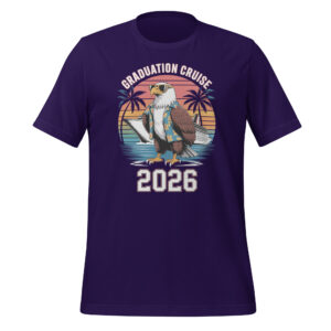 Graduation Cruise 2026 Eagle Matching Unisex t-shirt