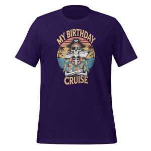 Birthday Cruise Skeleton Unisex t-shirt