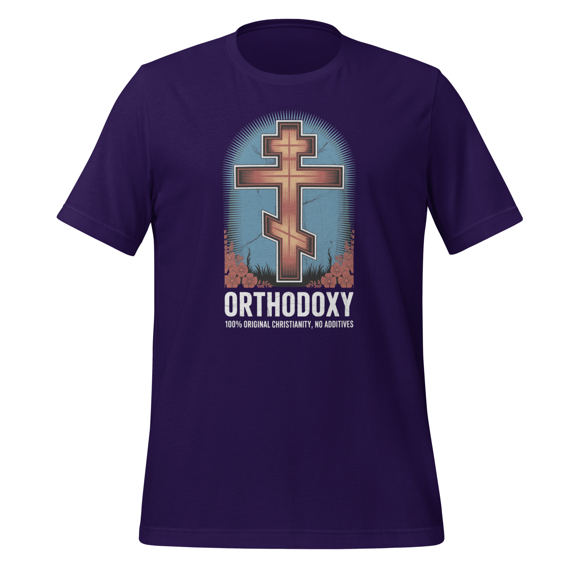 Eastern Orthodox Christian Cross Original Christianity T-Shirt - Image 3