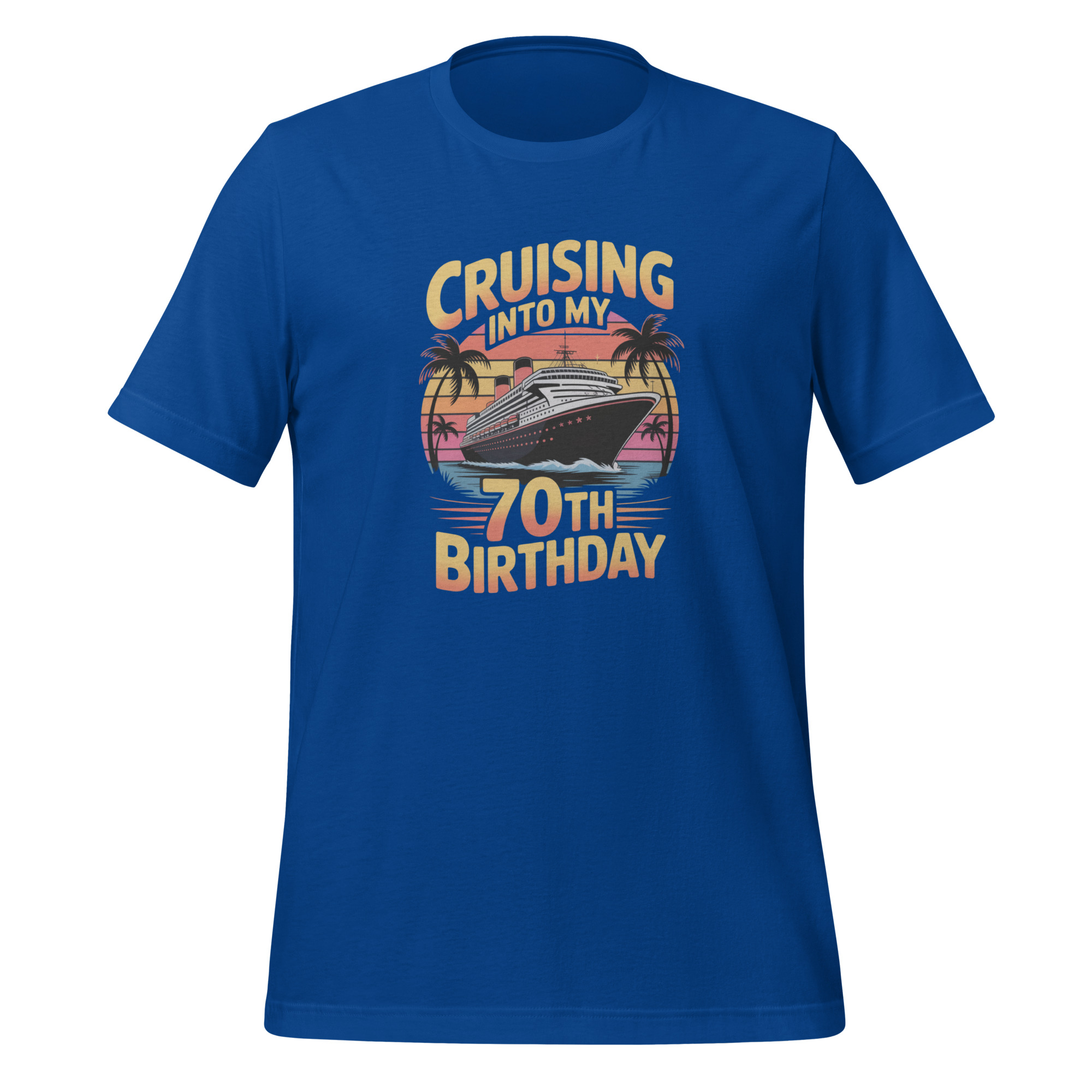 70th Birthday Cruise Unisex t-shirt - Image 5