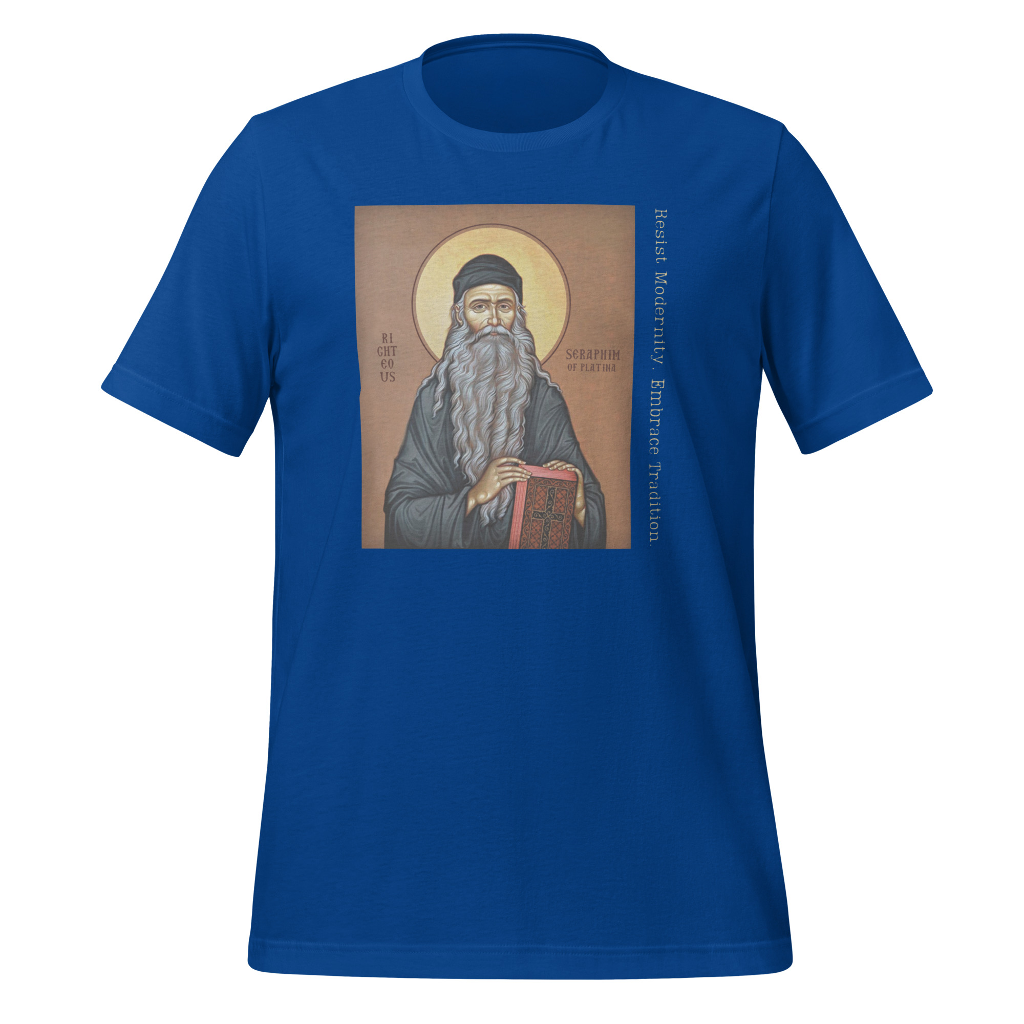Traditionalist Father Seraphim Rose Eastern Orthodox Christian T-Shirt - Image 2