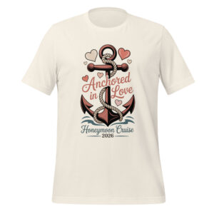 Anchored In Love Honeymoon Cruise Gift T-Shirts For Couples