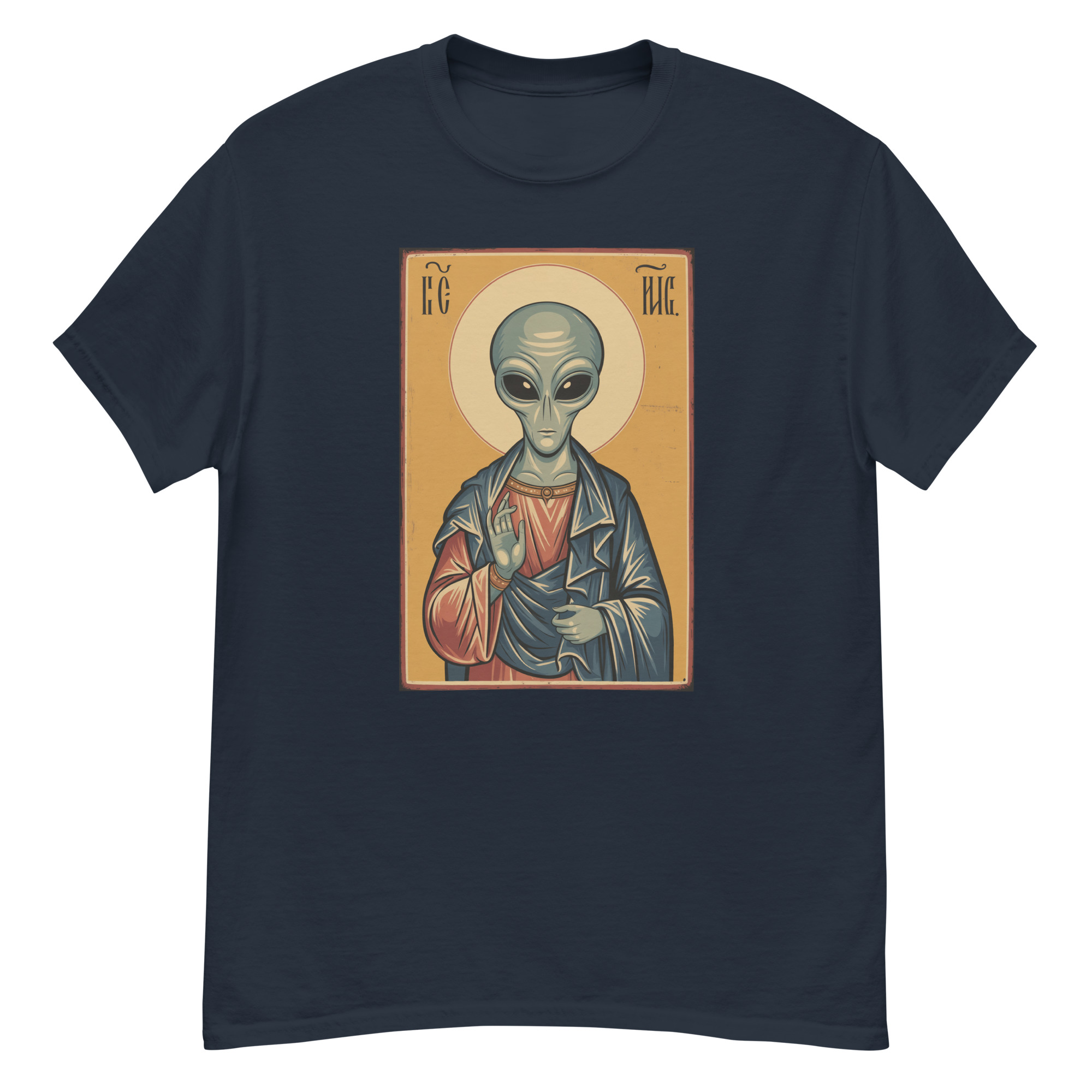 Alien Iconography Shirt, UFO Unisex classic tee - Image 2