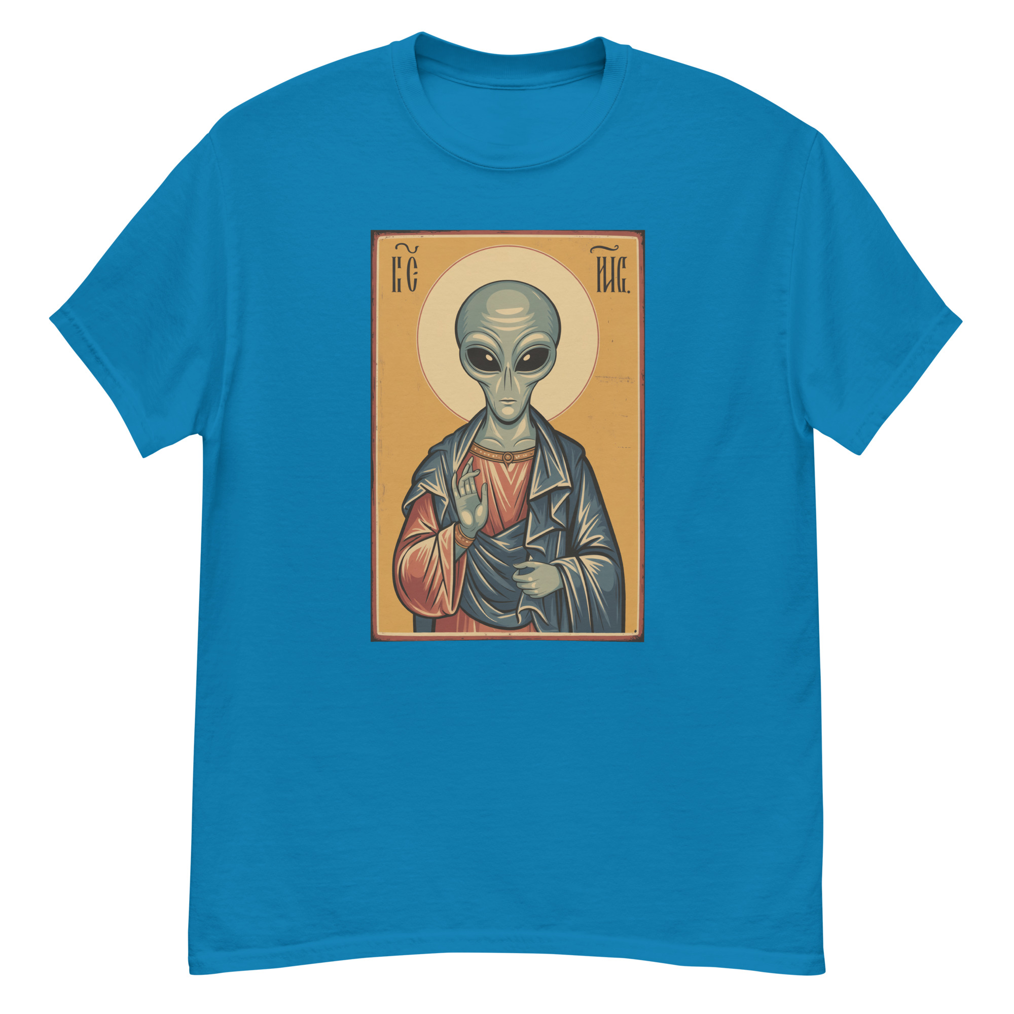 Alien Iconography Shirt, UFO Unisex classic tee - Image 4